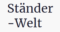 Logo Ständer-Welt